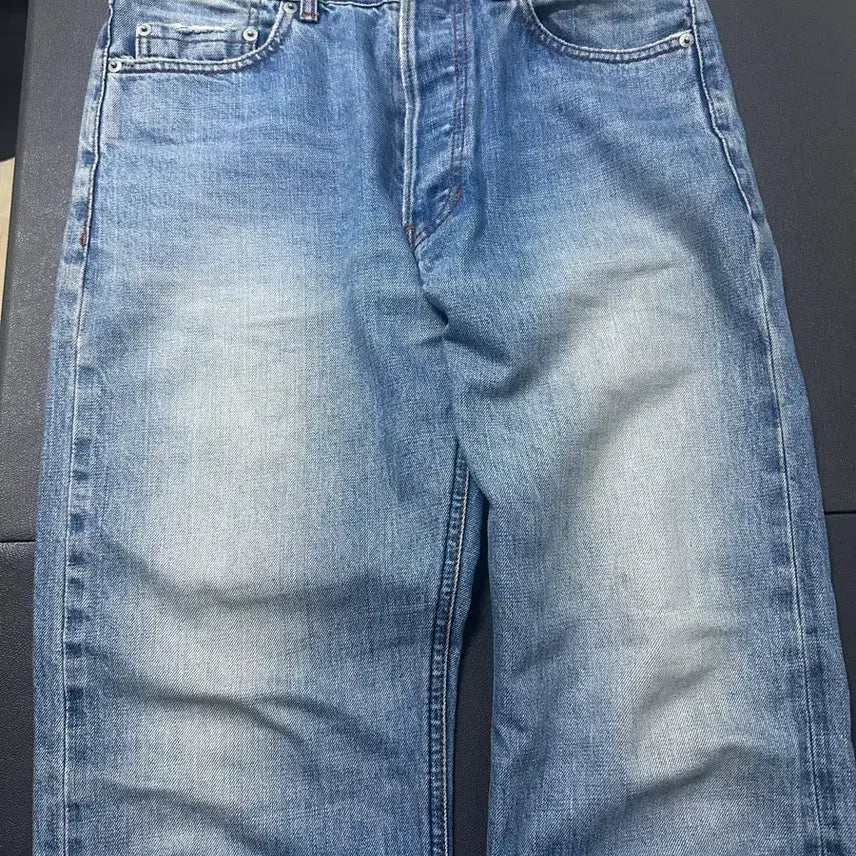 [BUNJANG] Heritage Floss Washed Denim Jeans / 헤리티지플로스 워싱데님