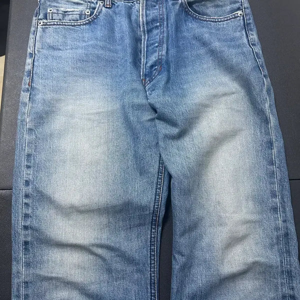 [BUNJANG] Heritage Floss Washed Denim Jeans / 헤리티지플로스 워싱데님