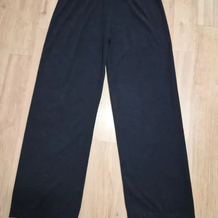 [BUNJANG] Black Wide Leg Pants / 블랙 와이드 레그 팬츠 25~26