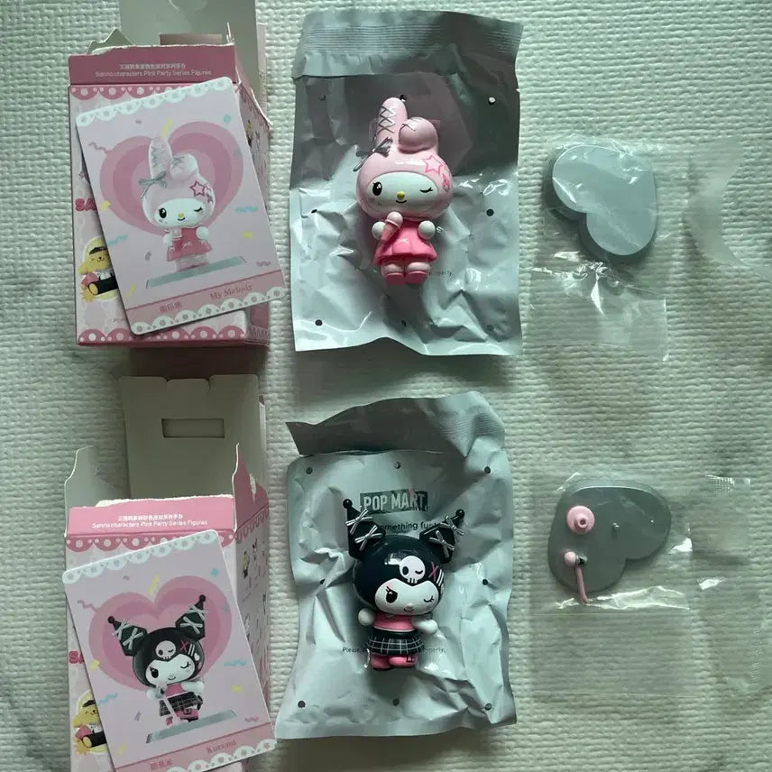 [BUNJANG] Pop Mart Sanrio Pink Party Series Figures Bundle Set / 팝마트 산리오 핑크파티 시리즈 피규어 일괄