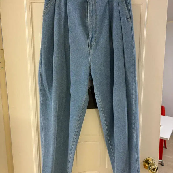 [BUNJANG] HED MAYNER Pleats Denim M / 헤드메이너 플리츠 데님 M