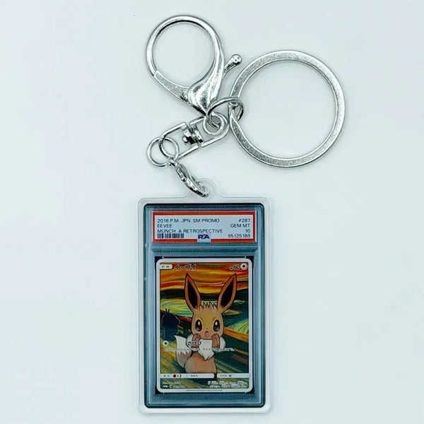 [BUNJANG] Pokemon Card Munch Eevee PSA 10 Custom Keychain / 포켓몬카드 뭉크 이브이 PSA10 커스텀 키링