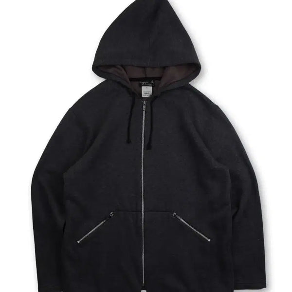 [BUNJANG] Agnes b. 90s Minimalist Zipper Hoodie / Agnes b 아네스베 90s 후드 집업