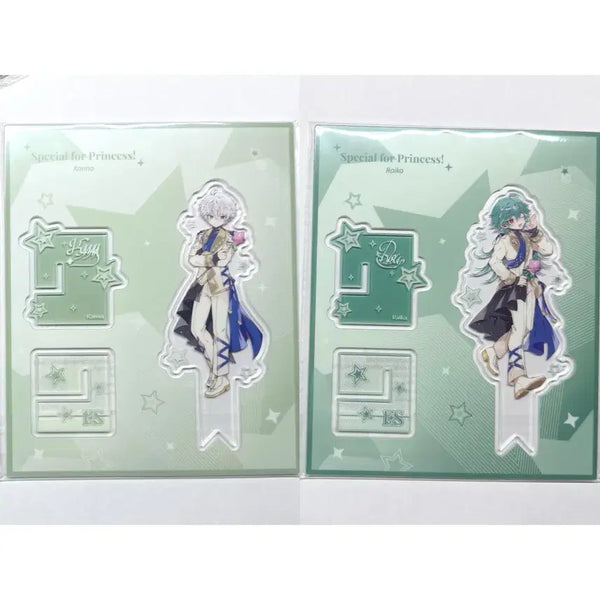 [BUNJANG] Ensemble Stars! MoFun Popup Spotlight On Stage Acrylic Standee Set (Kanna, Raika) / 앙스타 모펀 팝업 스포트라이트 온 스테이지 아크릴 스탠드 나츠 칸나 호죠 라이카
