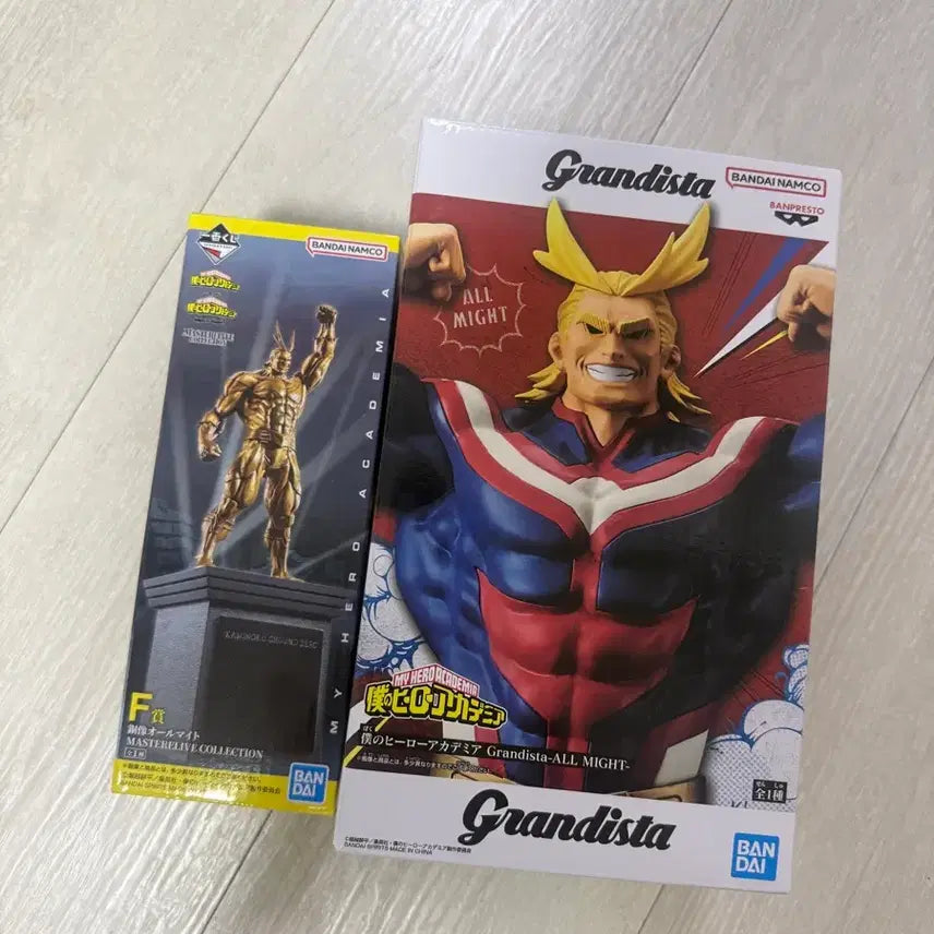 [BUNJANG] My Hero Academia All Might Grandista F Prize Statue Figure Bundle Set / 일괄) 히로아카 올마이트 동상피규어 F상 그란디스타