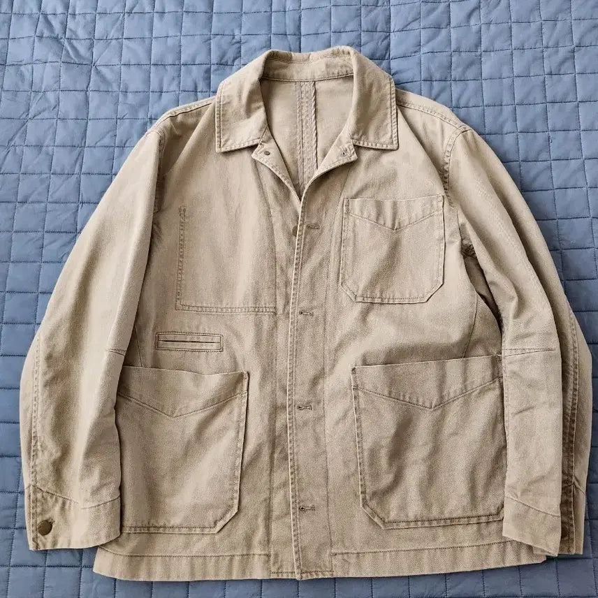 [BUNJANG] Bellier Morp Work Jacket Beige M / 벨리에 모프 워크 자켓 (베이지, M)