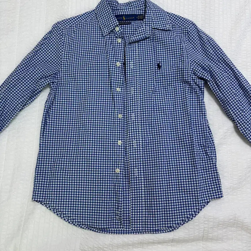 [BUNJANG] Polo Ralph Lauren Blue Check Shirt / 폴로 랄프로렌 체크 남방 블루
