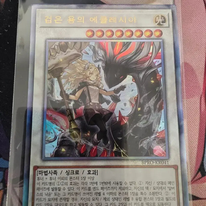[BUNJANG] Black Dragon Ecclesia Trading Card / 검은 용의 에클레시아