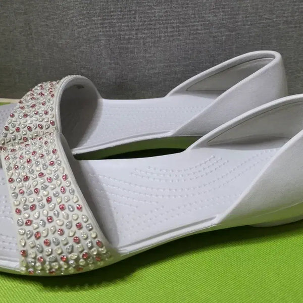 [BUNJANG] Crocs Lina Embellished Dorsey Sandals / W8 크록스 리나 엠벨리쉬드 도르세이 샌들