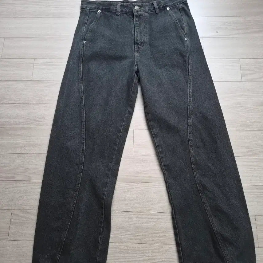 [BUNJANG] Compagno CPGN Curved Semi-Wide Jeans (Size 34) / 꼼파뇨 cpgn 커브드 세미와이드진 34사이즈