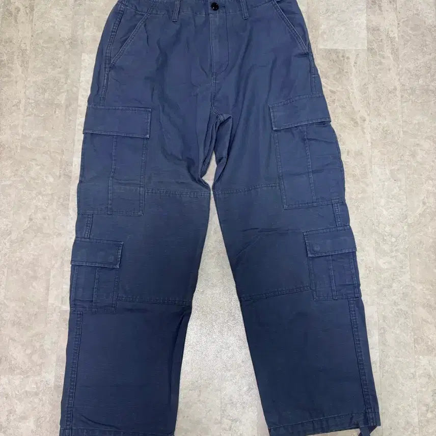 [BUNJANG] Stüssy Ripstop Cargo Pants Deep Blue Size 32 / 스투시 립스탑 카고 팬츠 딥블루 32사이즈