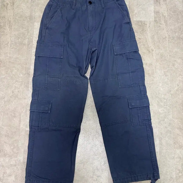 [BUNJANG] Stüssy Ripstop Cargo Pants Deep Blue Size 32 / 스투시 립스탑 카고 팬츠 딥블루 32사이즈