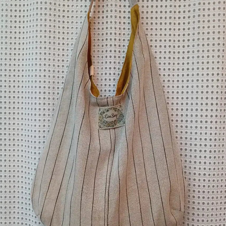 [BUNJANG] Handmade Striped Shoulder Bag / 핸드메이드 숄더백 스트라이프