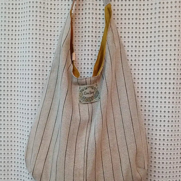 [BUNJANG] Handmade Striped Shoulder Bag / 핸드메이드 숄더백 스트라이프