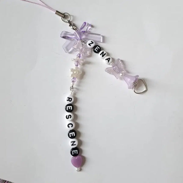[BUNJANG] L'essentiel Rena Initial Keyring / 리센느 제나 이니셜키링