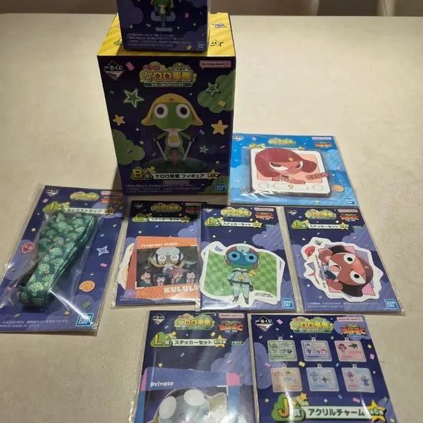 [BUNJANG] Keroro B Prize & Sub-Prize Merchandise Bundle Set / 케로로 B상 및 하위상 일괄 팝니다