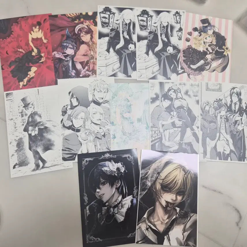 [BUNJANG] Black Butler Original Art Postcard Set / 흑집사 엽서 프박 일괄
