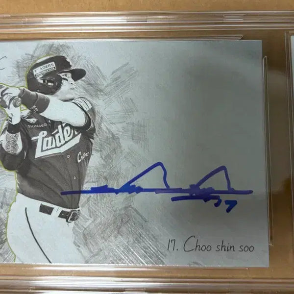 [BUNJANG] Choo Shin-Soo 24SCC Carbon ON-AUTO BRG10 Baseball Card / 추신수 24scc 카본 온오토 brg10