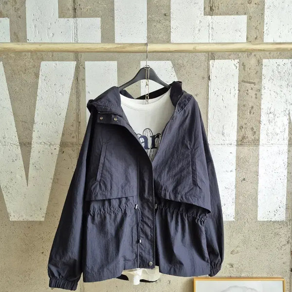 [BUNJANG] Hooded Trench Jacket / 간절기 후드 트렌치 자켓