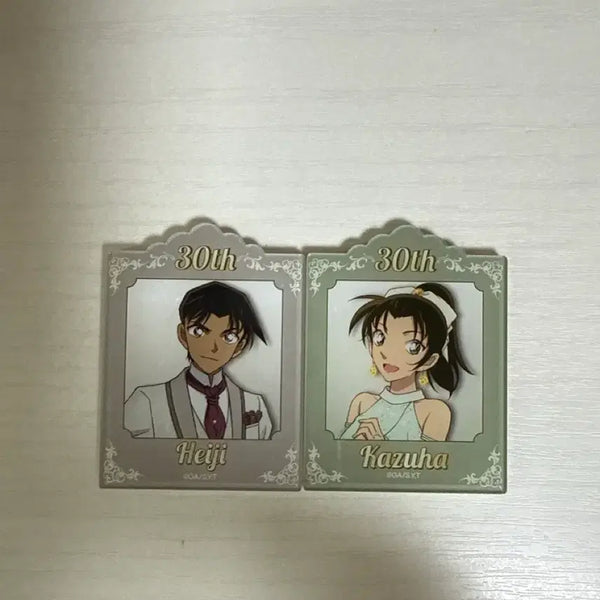 [BUNJANG] Detective Conan 30th Anniversary Heiji & Kazuha Magnet Set / 명탐정 코난 30주년 헤이지,카즈하 자석