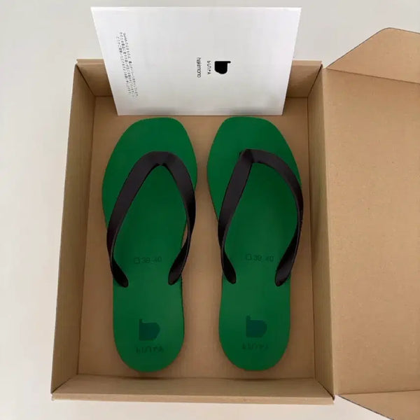 [BUNJANG] Bshop x Bunta Green Flip-Flops / 비숍 x 분타 쪼리 그린