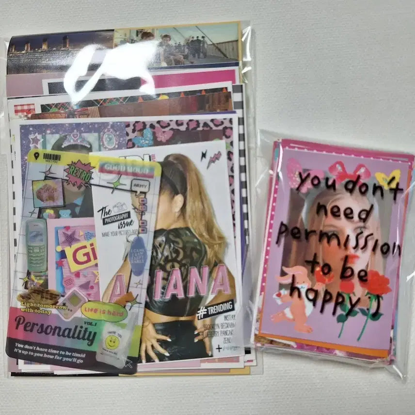 [BUNJANG] Kitsch High Teen Style Stickers Pack / 키치 하이틴 인스