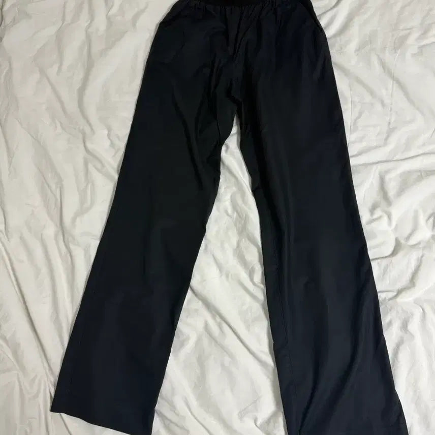 [BUNJANG] Maison Martin Margiela Black Cotton Backstitch Straight Fit Pants 38 / 빈티지 마르지엘라 백스티치 블랙 코튼 팬츠 38
