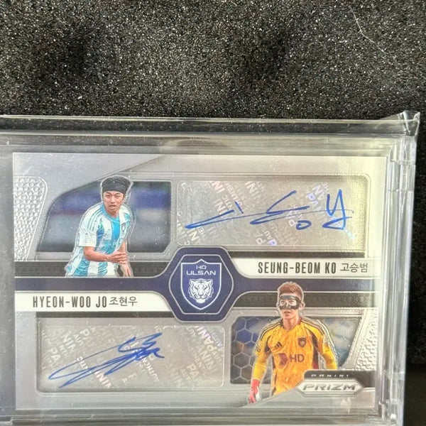 [BUNJANG] K League Prism Ulsan HD Dual Auto Base Card (Cho Hyun-woo, Ko Seung-beom) / K리그 프리즘 울산hd 듀얼오토 베이스
