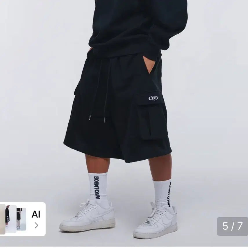 [BUNJANG] Born to Win Bermuda Pants Size 1 / 본투윈 버뮤다팬츠 사이즈 1