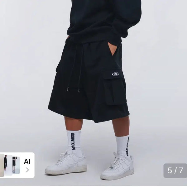 [BUNJANG] Born to Win Bermuda Pants Size 1 / 본투윈 버뮤다팬츠 사이즈 1