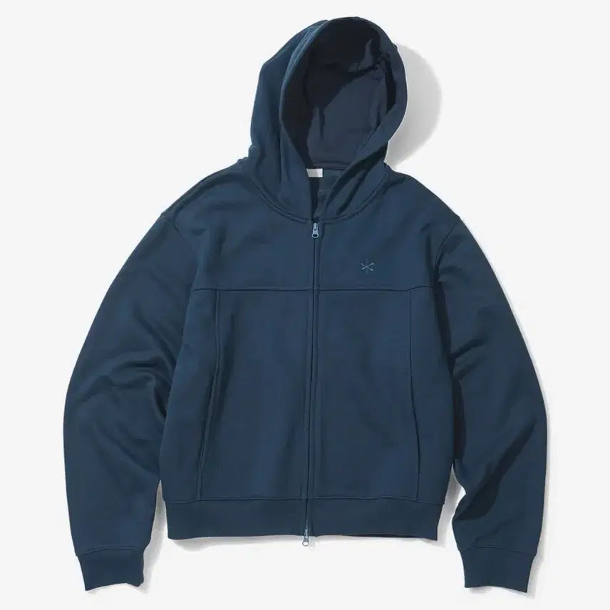 [BUNJANG] Code Graphy 26FW Symbol Hoodie Zip-Up - Blue Green / 코드그라피 26fw 후드집업