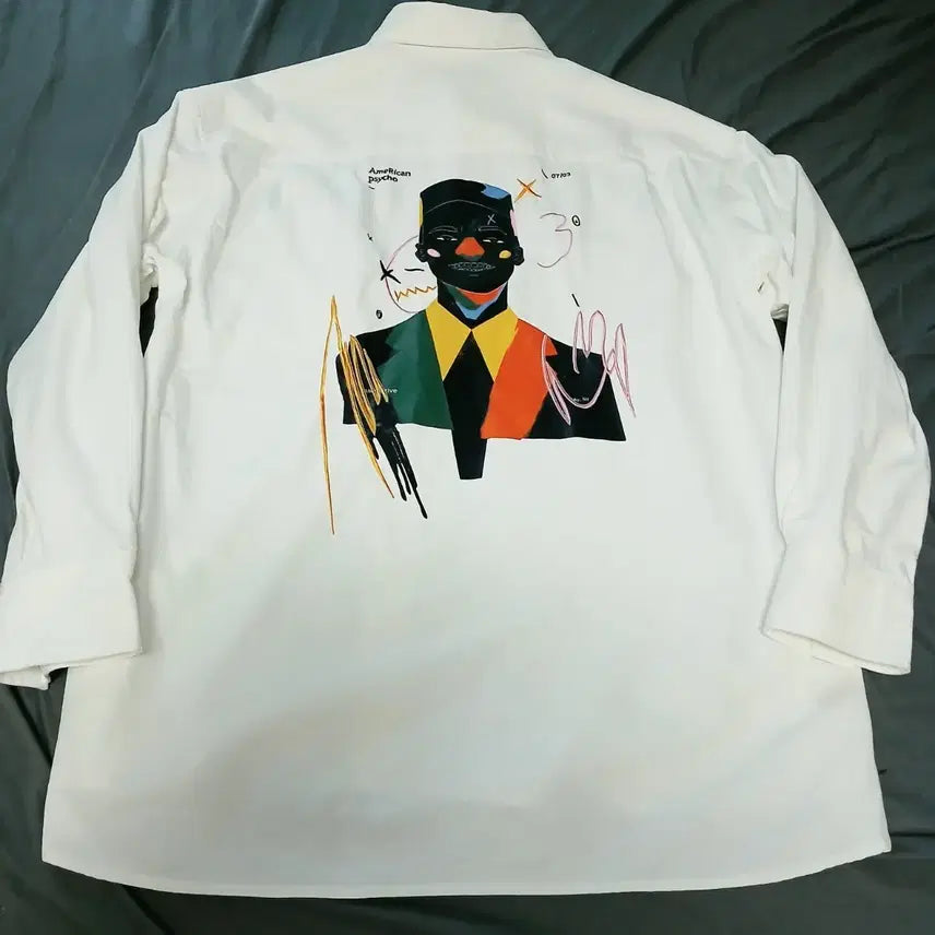 [BUNJANG] ZIOZIA Artwork Oxford Shirt / 지오송지오  아트워크 옥스포드 셔츠