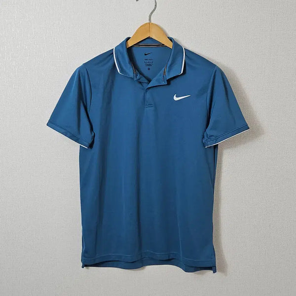 [BUNJANG] Nike Court Victory Solid Pique Performance Short Sleeve Polo T-Shirt / 나이키 코트 빅토리 폴로 반팔 카라티 솔리드 피케티 기능성 M 95