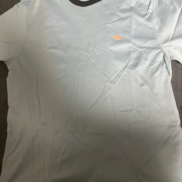 [BUNJANG] Lacoste Crew Neck Short Sleeve T-Shirt Sky Blue Size 5 (105) / 라코스테 라운드넥 반팔 티셔츠 하늘색 5사이즈 105팔아요