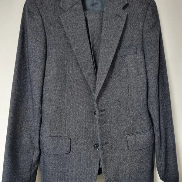 [BUNJANG] Men's Suit Set Dark Gray Size 95/80 / 남성 정장 세트 짙은 회색95/80