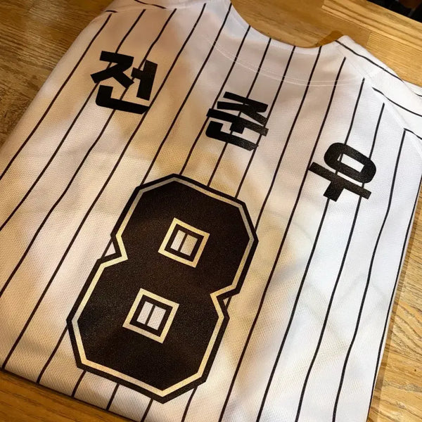 [BUNJANG] Lotte Giants Authentic Old Home Jeon Jun-woo Yeol-Marking Jersey 110 / 롯데자이언츠 어센틱 올드홈 전준우 열마킹 110