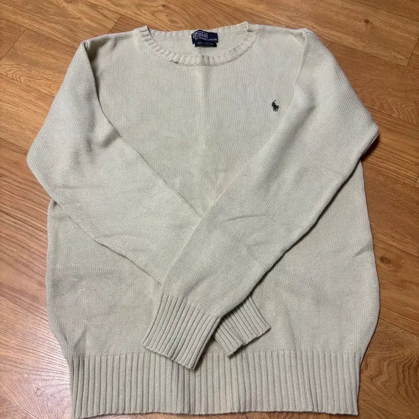 [BUNJANG] Polo Ralph Lauren Knit Beige / 폴로 랄프로렌 니트 베이지