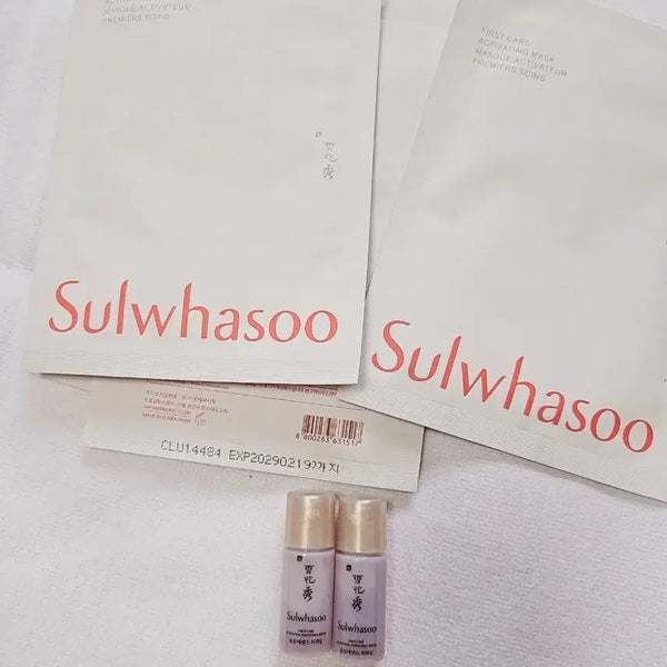 [BUNJANG] Sulwhasoo Concentrated Ginseng Renewing Cream Mask (with Ginseng Serum Sample) Set / 설화수 윤조 5매 마스크(윤조에센스증정)