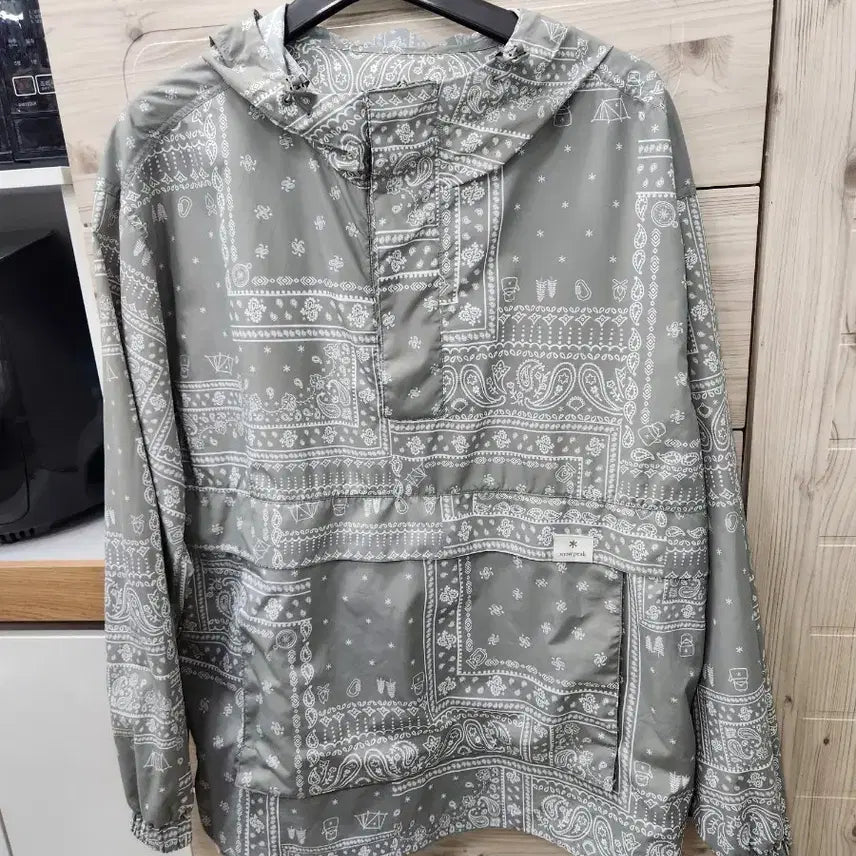 [BUNJANG] Snow Peak Paisley Long Sleeve Hoodie Anorak Size 105 / 스노우피크 페이즐리 긴팔후드 아노락 105