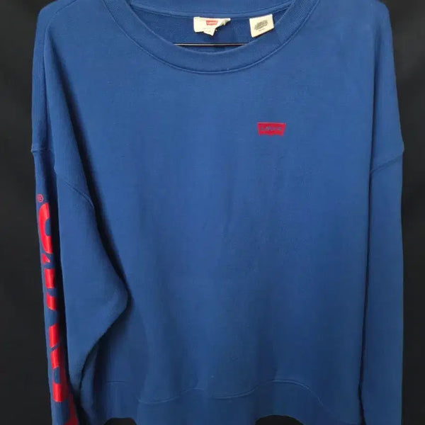 [BUNJANG] Levi's Women's Graphic Crewneck Sweatshirt / 리바이스 여성 그래픽 크루넥 맨투맨 스웨트셔츠