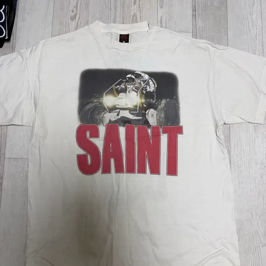 [BUNJANG] Saint Michael Freedom Short Sleeve T-Shirt / 세인트 미카엘 프리덤 반팔
