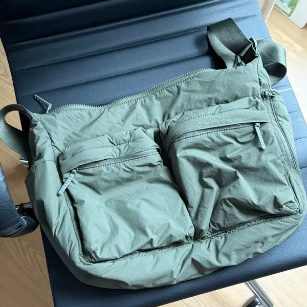 [BUNJANG] Uniqlo x Porter Style Crossbody Bag - Olive / 유니클로 포터맛 크로스백 카키 올리브