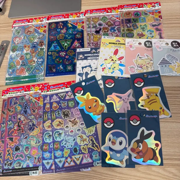 [BUNJANG] Official Pokemon Stickers Bundle Set / 포켓몬스터 스티커 공식 굿즈 21종 일괄