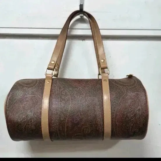 [BUNJANG] Etro Paisley Boston Bag Brown / 에트로 페이즐리 숄더백 브라운