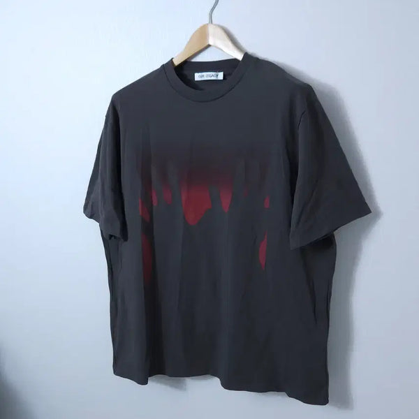 [BUNJANG] Our Legacy Box Short Sleeve T-Shirt / 아워레가시 OUR LEGACY 박스 반팔 티셔츠 핸드프린팅 52 정품