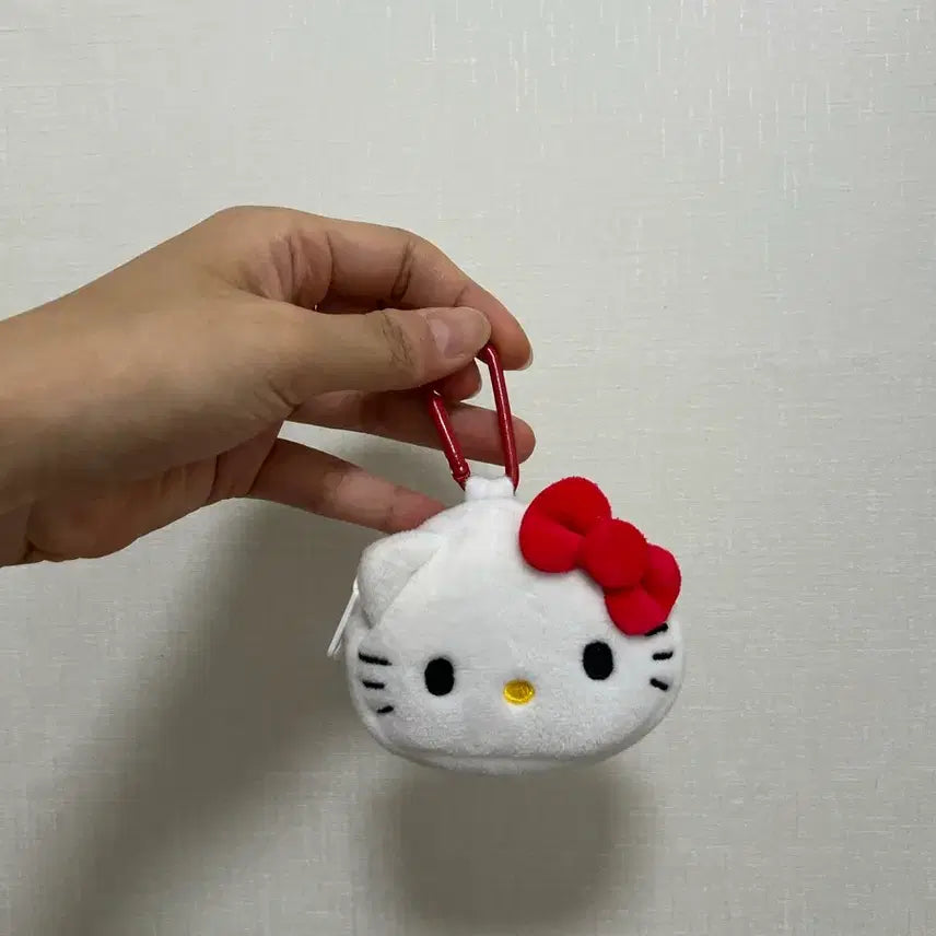 [BUNJANG] Daiso Kitty Coin Pouch Carabiner / 다이소 키티 동전지갑 카라비너