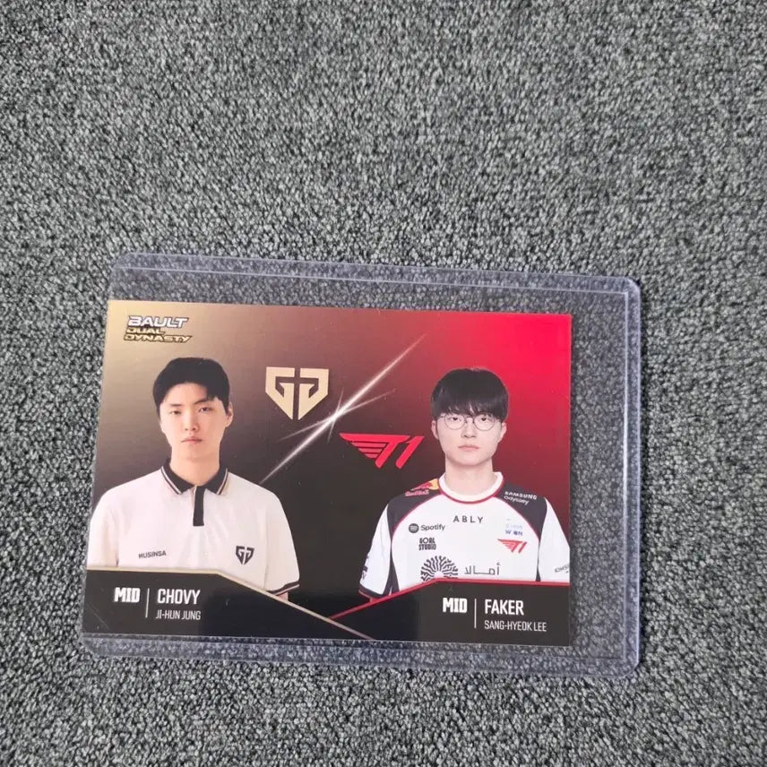 [BUNJANG] T1 Faker & Gen.G Chovy Edition Trading Cards / T1 페이커 쵸비 젠지 티원 에디션 Bault faker chovy