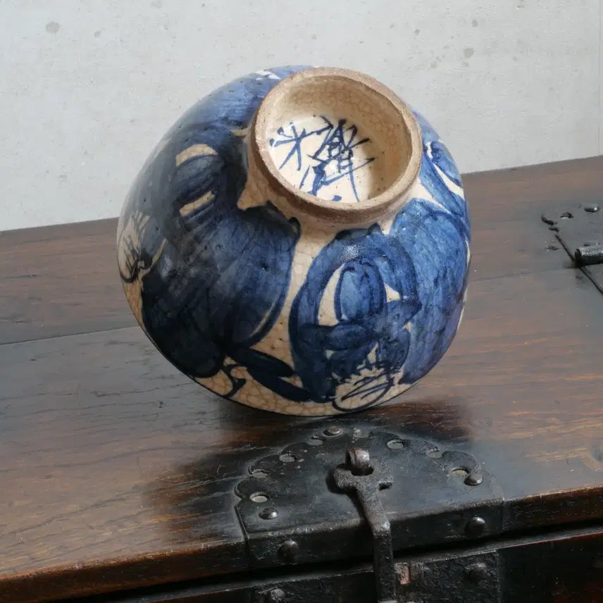 [BUNJANG] Joseon Dynasty Blue and White Porcelain Tea Bowl (Dawan) / 청화백자 목미 모꾸베 다완