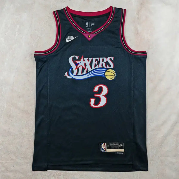 [BUNJANG] Philadelphia 76ers Allen Iverson #3 Classic Retro Edition Basketball Jersey Men's Fan Vest / NBA 필라델피아 76ers 아이버슨 3번 클래식 레트로 에디션 농구 유니폼 남성 조끼 팬 저지