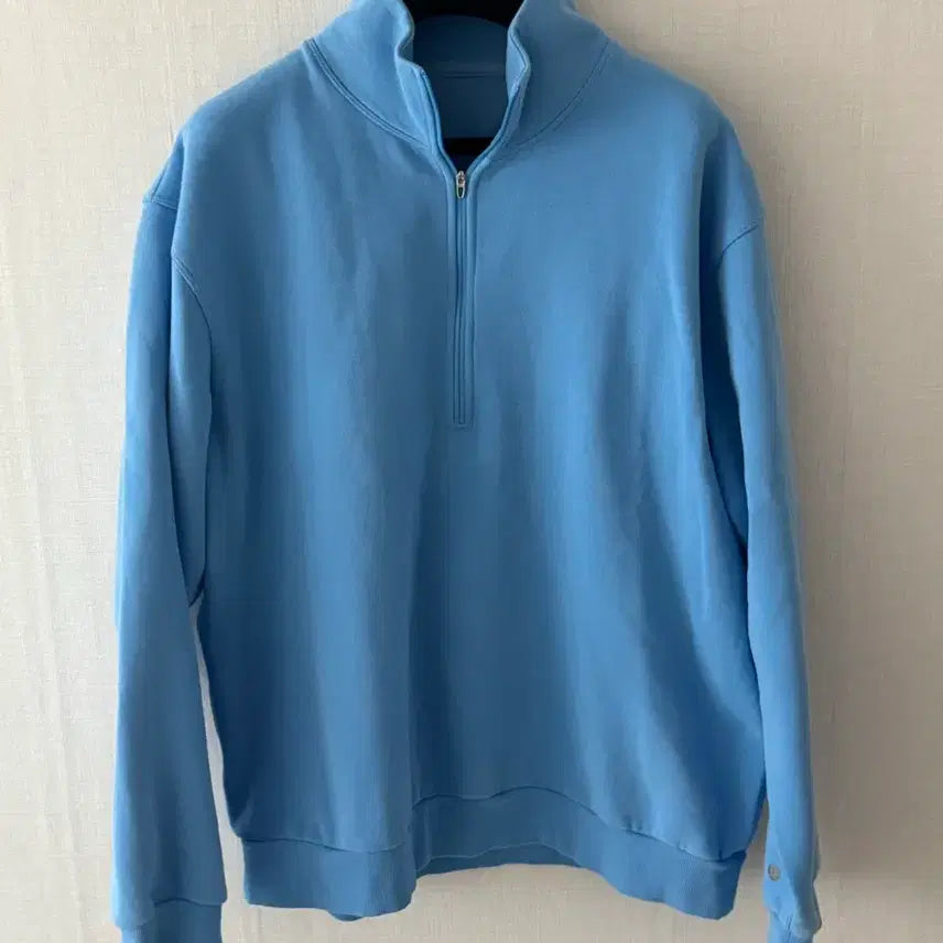 [BUNJANG] Lululemon Steady State Half Zip Sweatshirt (Blue, L) / 룰루레몬 스테디 스테이트 하프 집업 스웨트셔츠 (블루 / L사이즈)